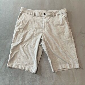 Lululemon Shorts Mens 33 Gray Commission Qwick Oxford Golf Performance 11"